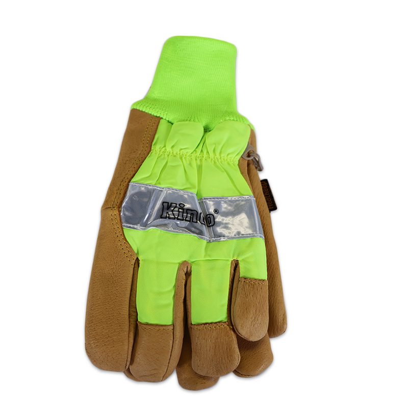 Load image into Gallery viewer, Hydroflector Lined Waterproof HiViz Green Gloves - Sold by the Package of 6
