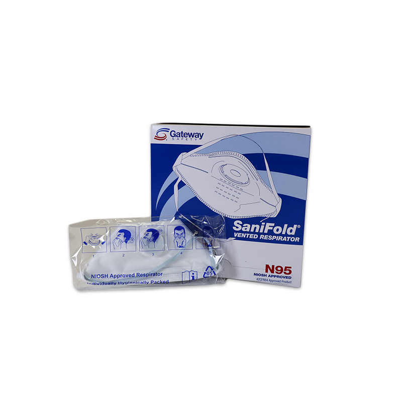 Load image into Gallery viewer, SaniFold N95 Particulate Respirator - Sold by the Box of 20