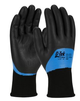 G-Tek PolyKor Double-Dipped Nitrile Foam Gloves- Sold by the Pair