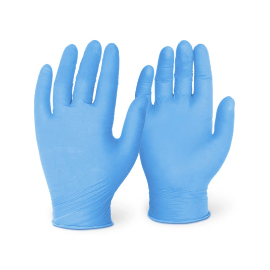 Powder Free 4mil Nitrile Disposable Gloves - Sold by the Case of 10 Boxes