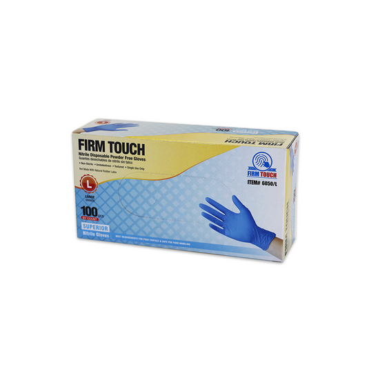 Powder Free 5mil Nitrile Disposable Gloves - Sold by the Case of 10 Boxes