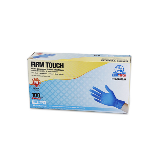 Powder Free 5mil Nitrile Disposable Gloves - Sold by the Case of 10 Boxes