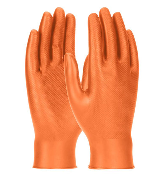 6 Mil Grippaz™ Skins Ambidextrous Nitrile Gloves with Textured Fish Scale Grip- Sold by the Box