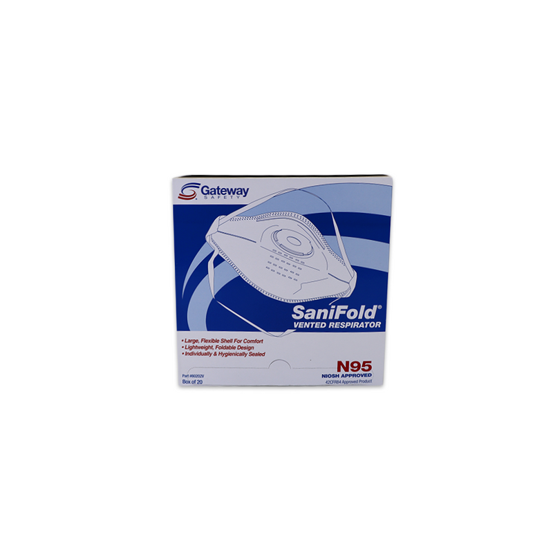 Load image into Gallery viewer, SaniFold N95 Particulate Respirator - Sold by the Box of 20
