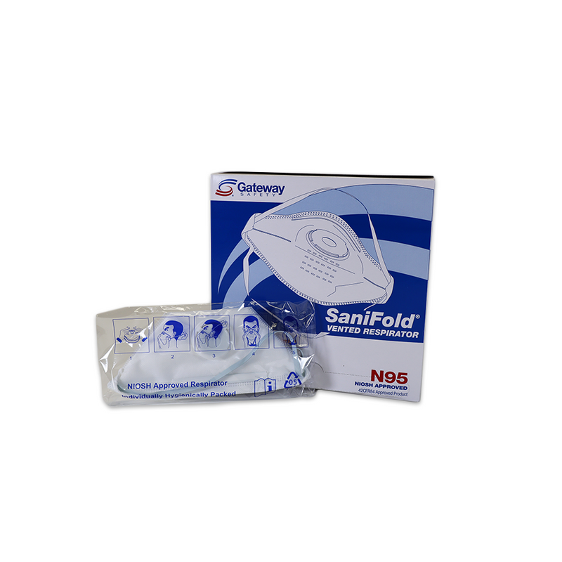 Load image into Gallery viewer, SaniFold N95 Particulate Respirator - Sold by the Box of 20
