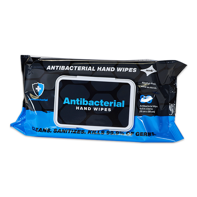 Crocodile Cloth Antibacterial Wipes - Sold by the Case of 10 Packs